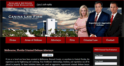 Desktop Screenshot of melbournedefenselaw.com